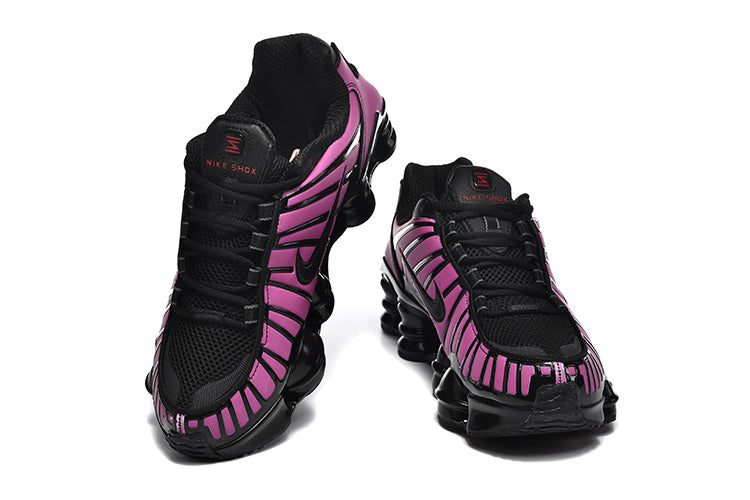 Black and Pink Nike Shox TL Sneakers - product image from the listing.