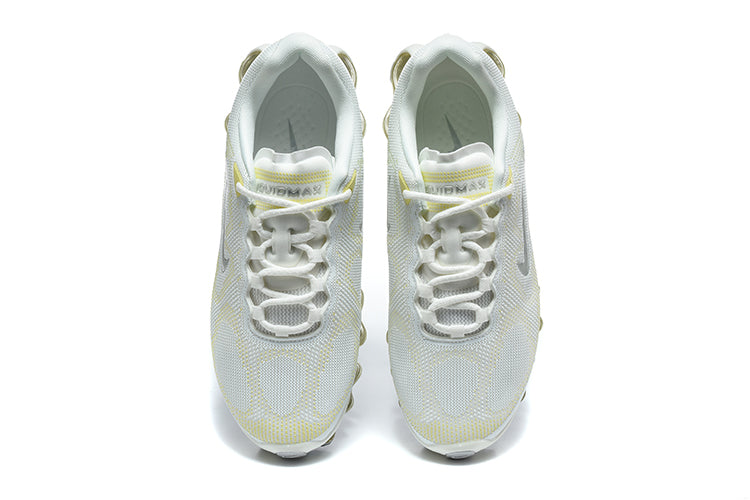 Nike Air Max Scorpion Sneakers in White and Pale Yellow - product image from the listing.