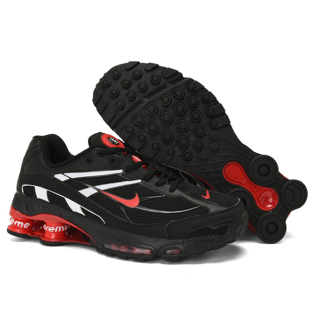 Nike Shox Ride 2 Sneakers in White, in Gray and Red - product image from the listing.