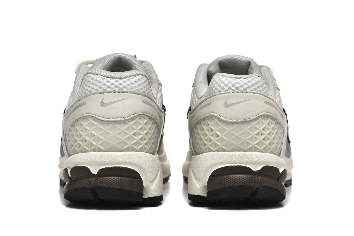 Cream and Silver Nike Zoom Vomero 5 Sneakers - product image from the listing.