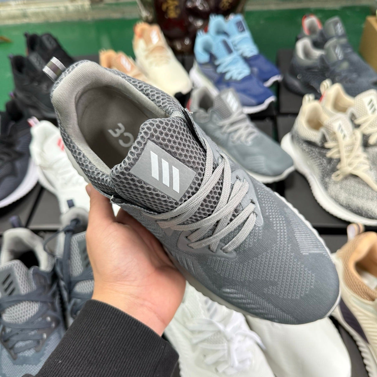 adidas Alphabounce HPC AMS Sneakers in Grey CG4764 - product image from the listing.