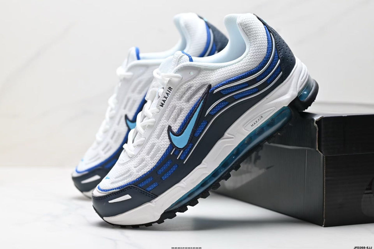 Nike Air Max 2021 Running Sneakers in White Blue - product image from the listing.