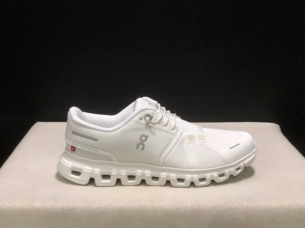 On Cloud 6 Running Sneakers in White - product image from the listing.