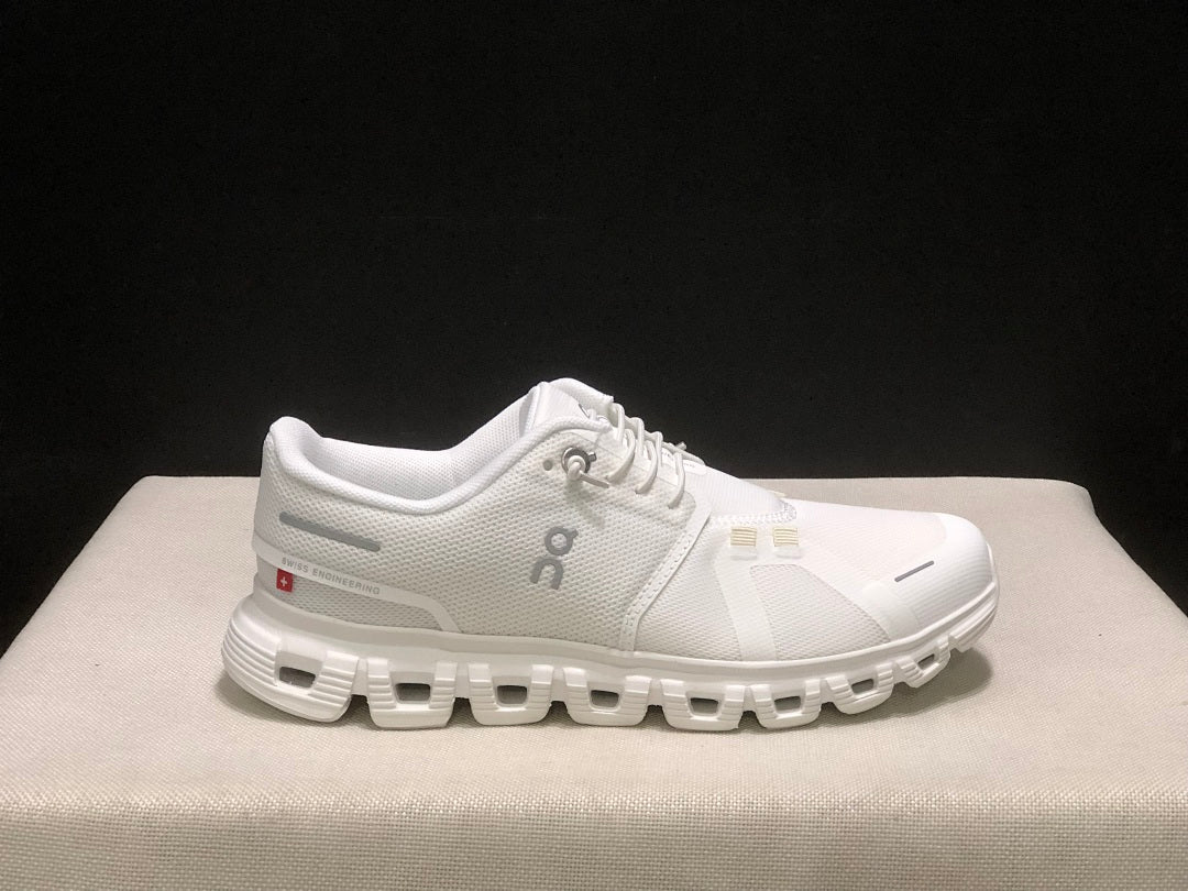 On Cloud 6 Running Sneakers in White - product image from the listing.