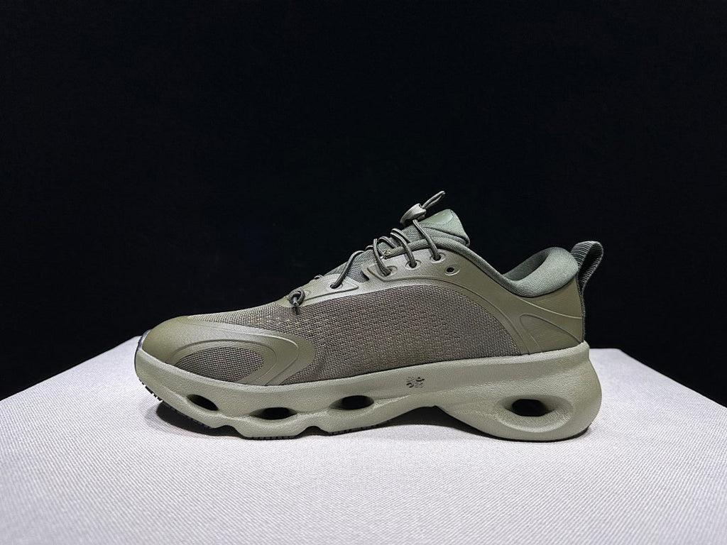 LOEWE x On Cloudventure 3.0 Sneakers in Military in Green - product image from the listing.
