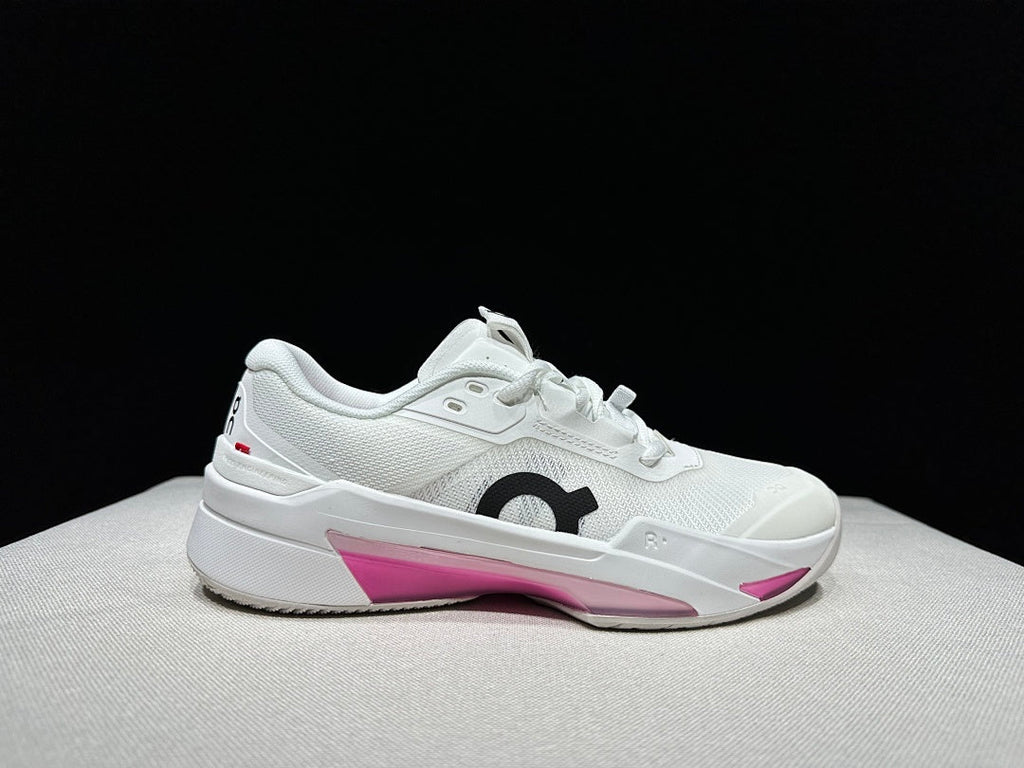 On The Roger Pro Fire Clay White Court Trainers - product image from the listing.