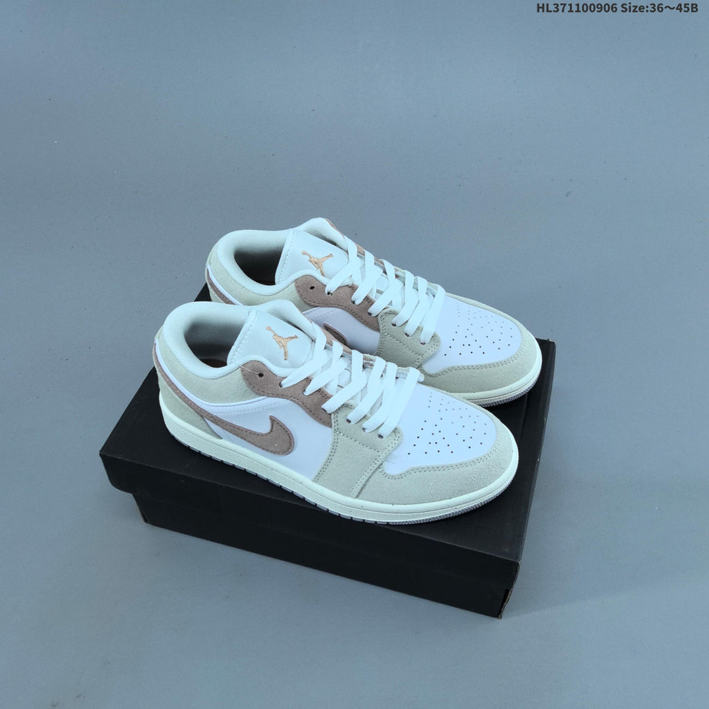 Sneakers, White Multi-Color, - Jordan 1 Low OG 553558-146 - product image from the listing.