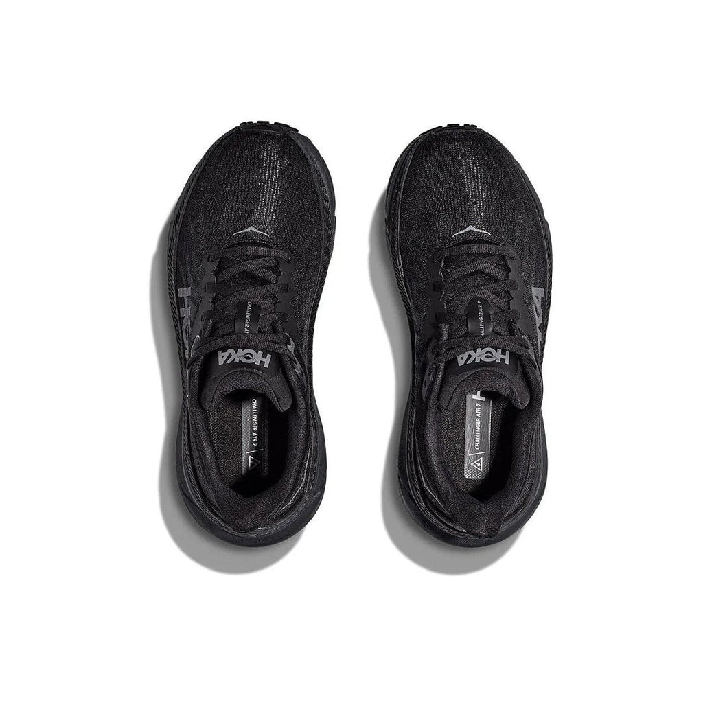 HOKA Challenger 7 Trail Running Shoes in Black - product image from the listing.
