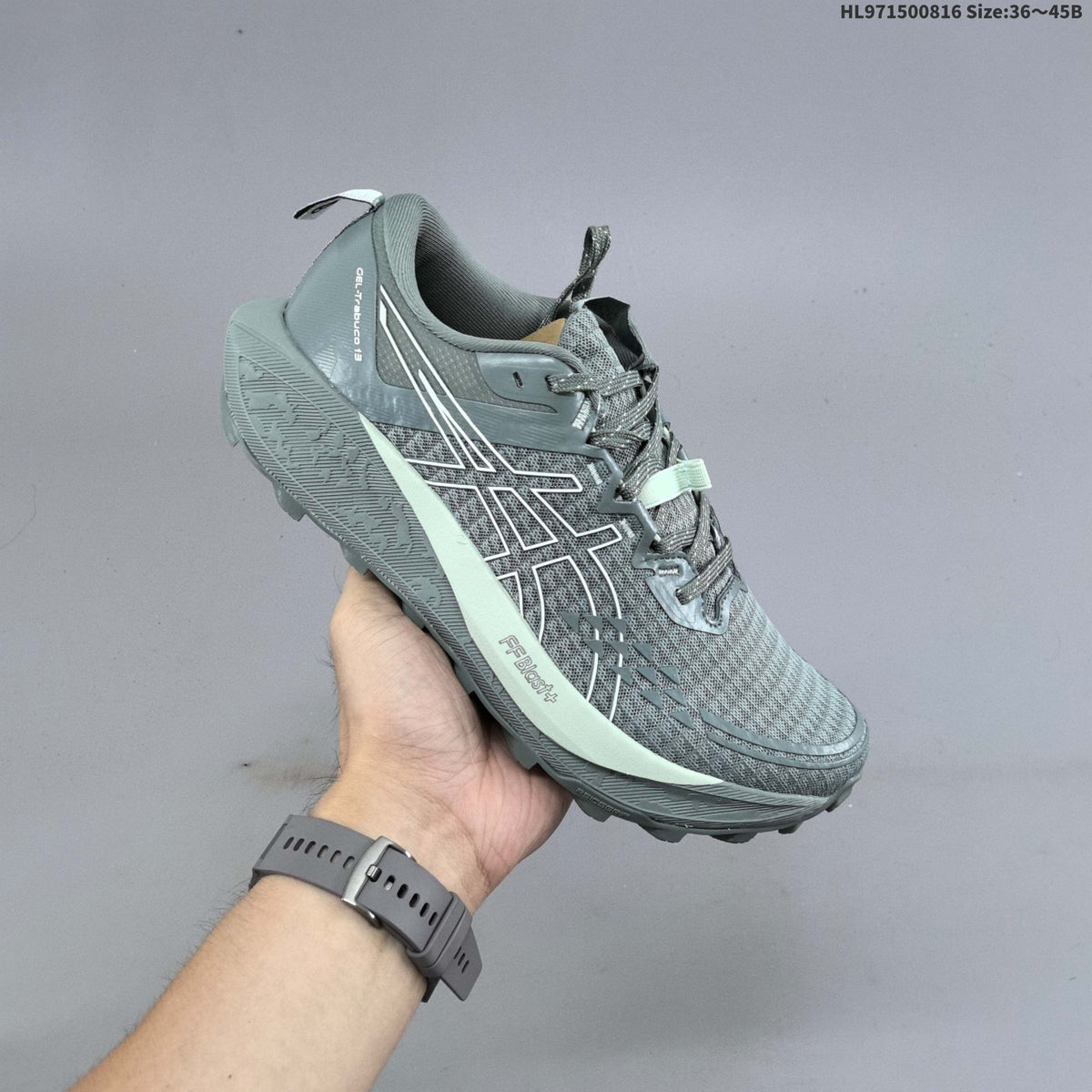 ASICS GEL-TRABUCO 13 Trail Running Shoes, in Gray - product image from the listing.