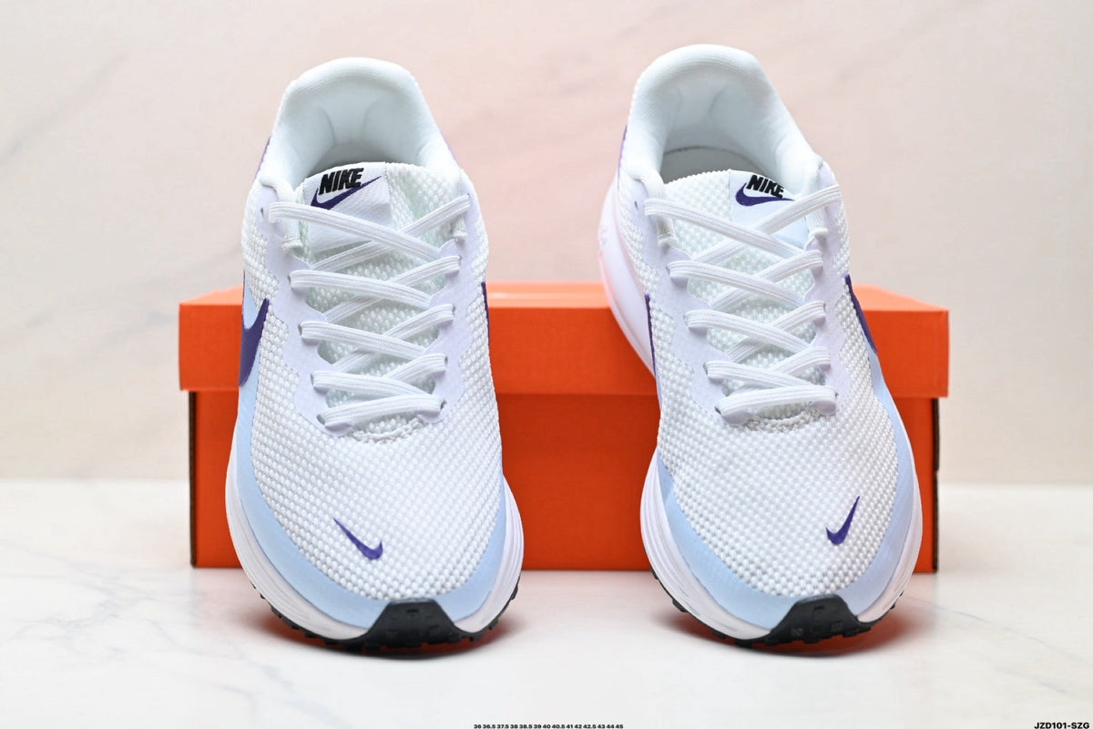 Nike Revolution 8 Running Shoes in White Blue Purple - product image from the listing.