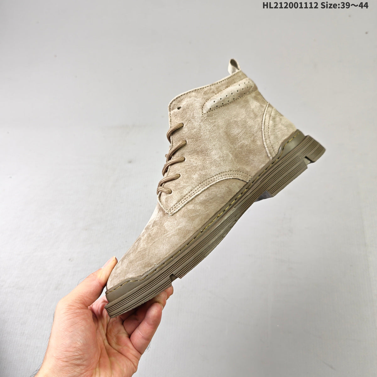 Footwear Beige Lace-Up Chukka Boots by CAT - product image from the listing.