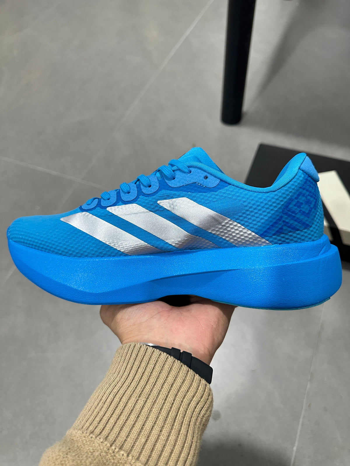 Adidas Lightstrike Pro JR2023 Running Shoes in Blue Red - product image from the listing.
