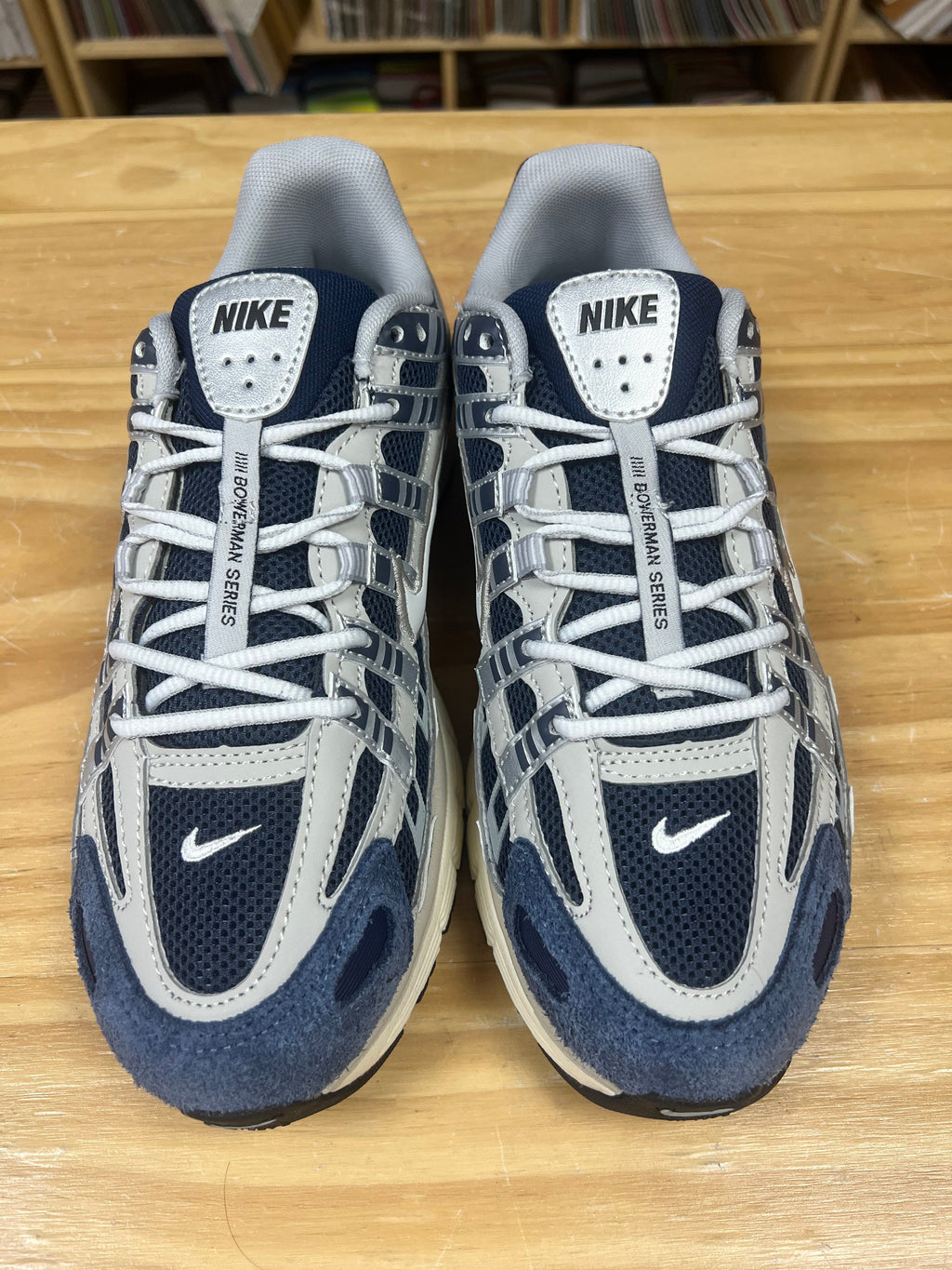 Nike P-6000 Sneakers in Navy and Light Gray IU7549-400 - product image from the listing.