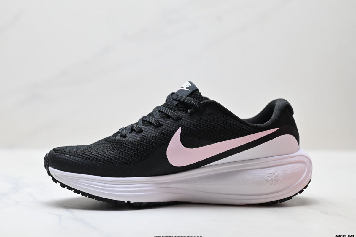Nike Revolution 8 Running Shoes in Black and Pink - product image from the listing.