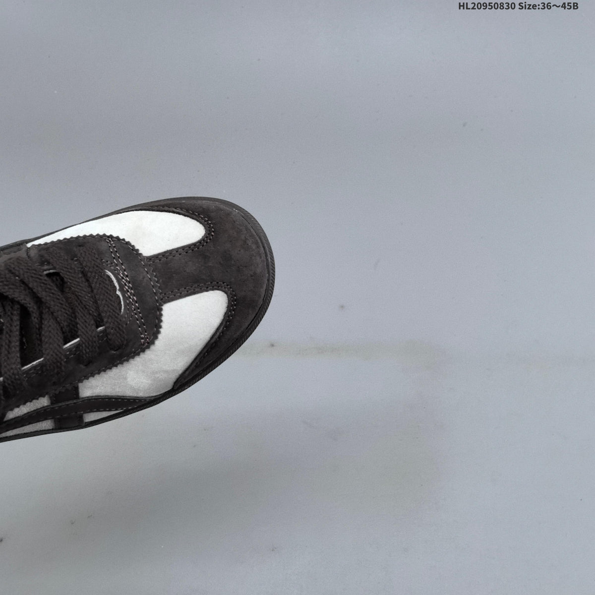 White and Dark Brown Onitsuka Tiger Tokuten Low-Top Sneakers - product image from the listing.