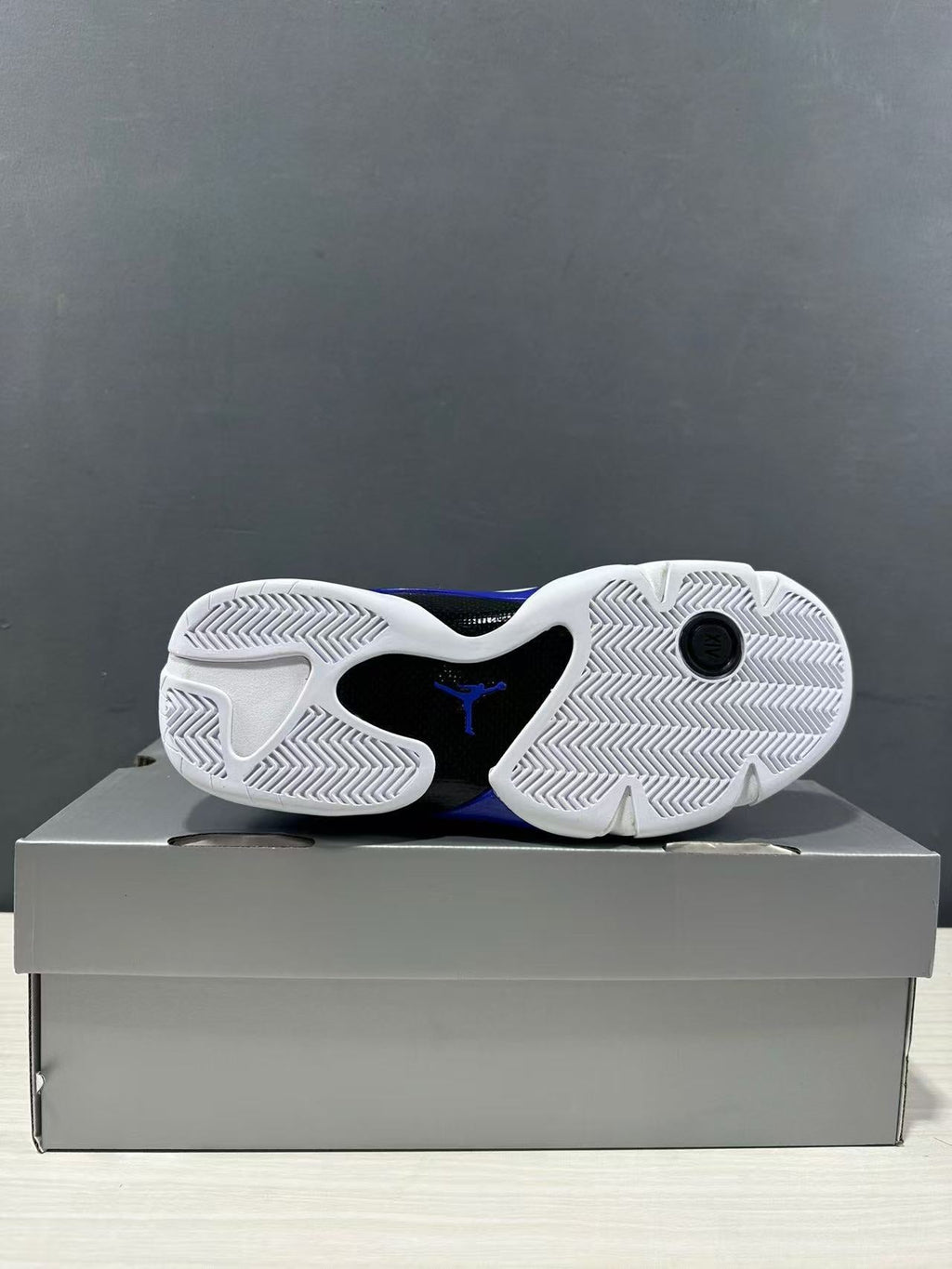 Air Jordan 14 Hyper Royal White Blue 487471-104 - product image from the listing.