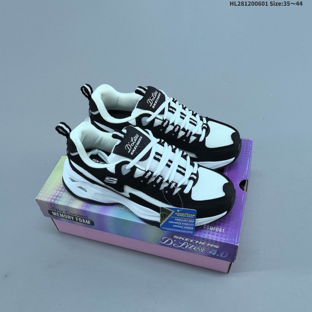 Skechers D'Lites 4.0 Low-Cut Sneakers, Style 149491/BKGD - product image from the listing.