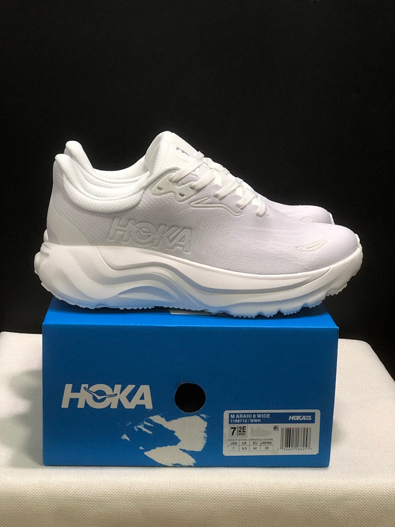HOKA Arahi 8 Running Sneakers in White - product image from the listing.
