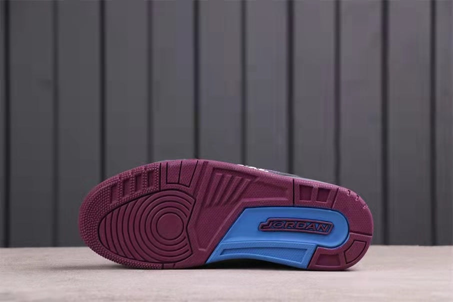 Jordan Legacy 312 Sneakers in Grey Purple AV3922-005 - product image from the listing.