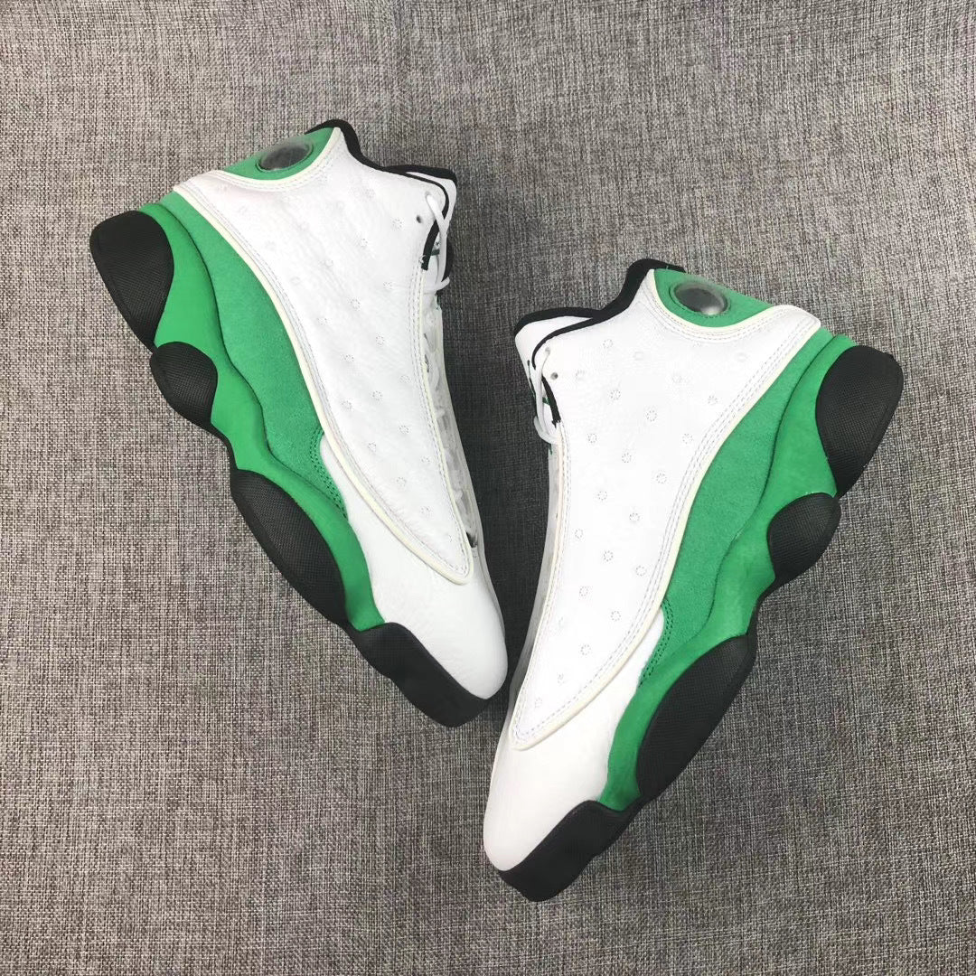 Air Jordan 13 Lucky Green White Green DB6537-113 - product image from the listing.