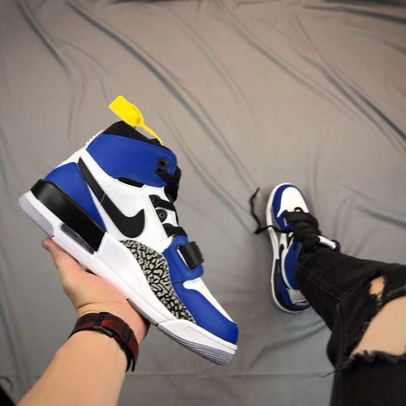 Nike Air Jordan Legacy 312 Sneakers in Blue White Black - product image from the listing.