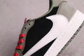 Jordan 1 Low Travis Scott Sneakers in Black Grey White CQ4277-008 - product image from the listing.