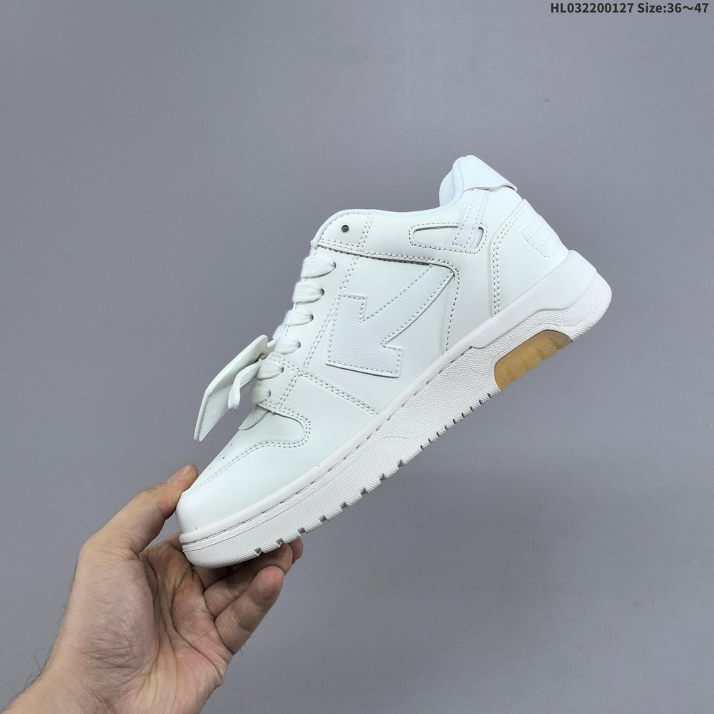 White Off-White Out Of Office Low-Top Sneakers - product image from the listing.