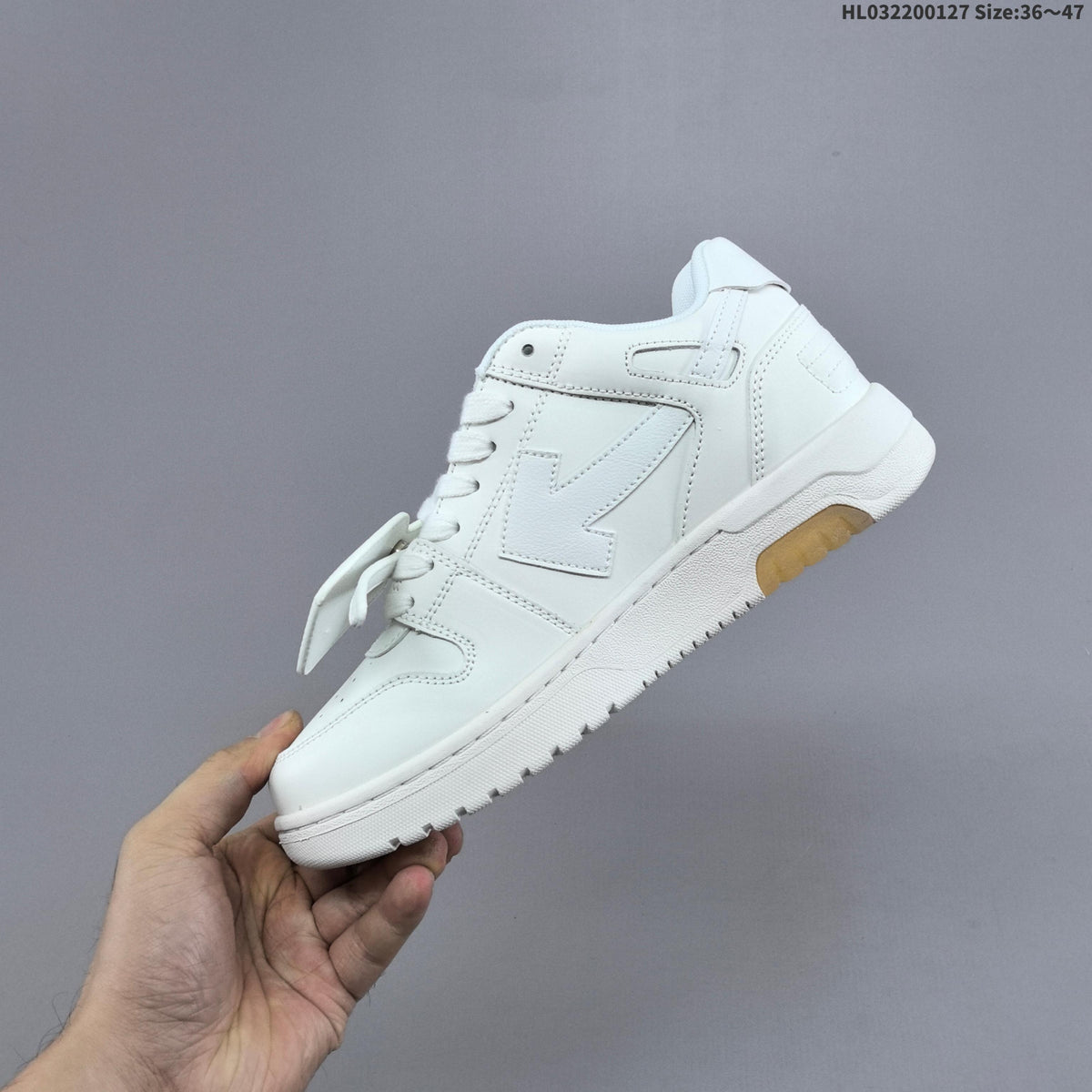 White Off-White Out Of Office Low-Top Sneakers - product image from the listing.