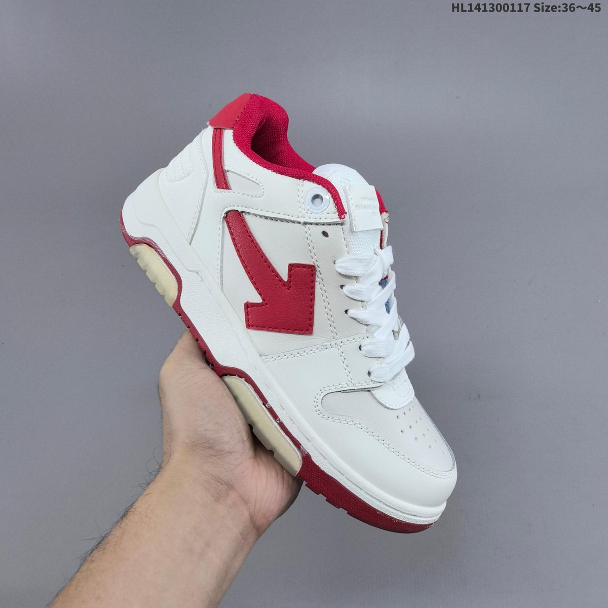 White Off-White Arrow Low-Top Sneakers - product image from the listing.