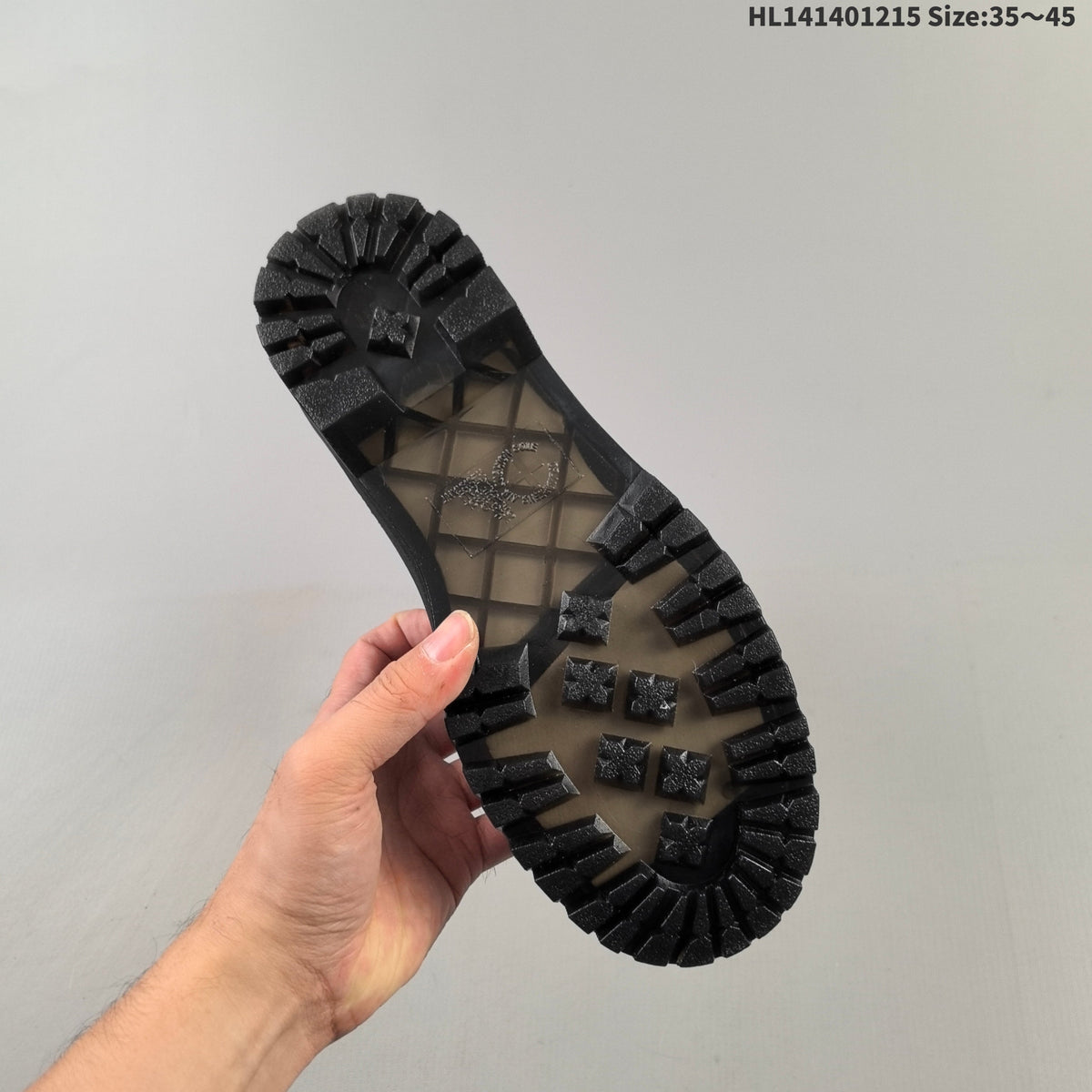 1057 Black Platform Lace-Up Boots by Dr. Martens - product image from the listing.