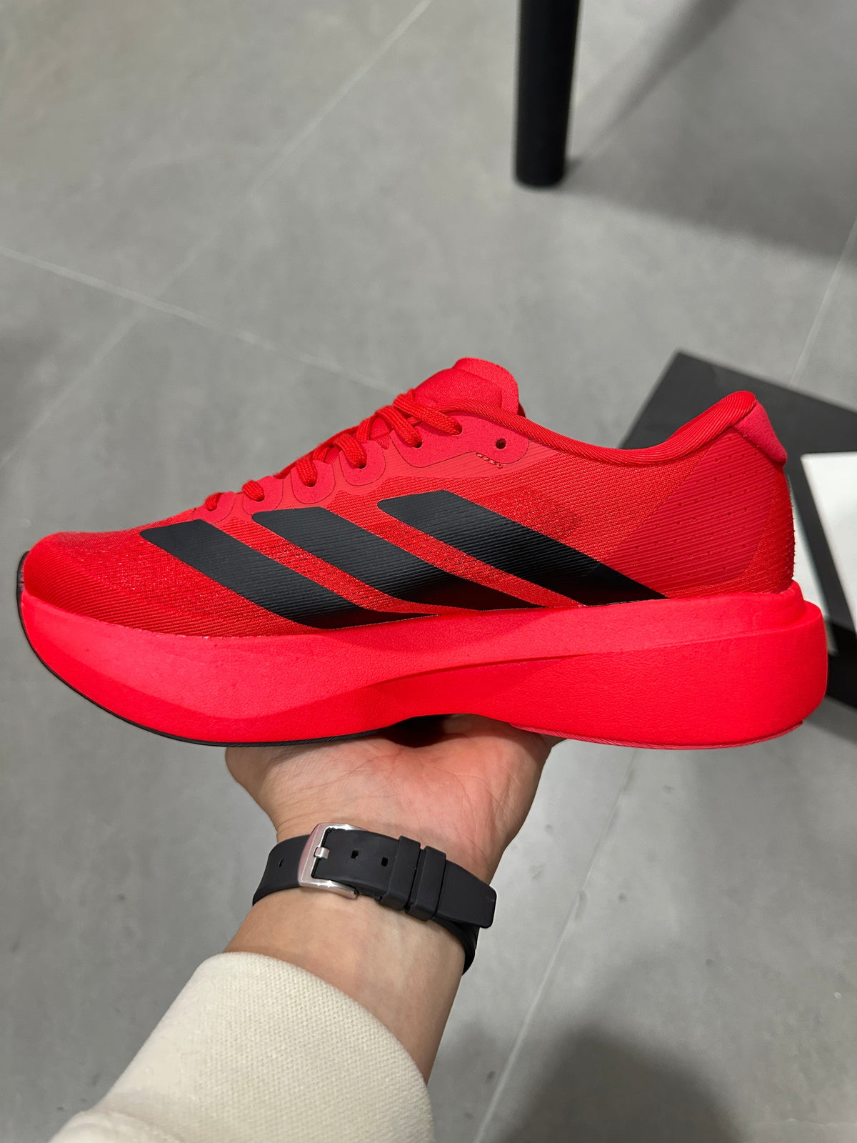 adidas Adizero Running Shoes in Red JS4492 - product image from the listing.