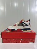 Air Jordan 4 Retro Off-White Red Black AQ9129-105 - product image from the listing.