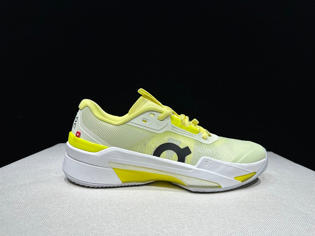 On The Roger Pro Fire Clay Tennis Shoes, in Yellow - product image from the listing.