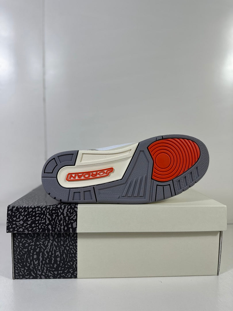 Air Jordan 3 Retro WMNS Georgia Peach Sneakers - product image from the listing.