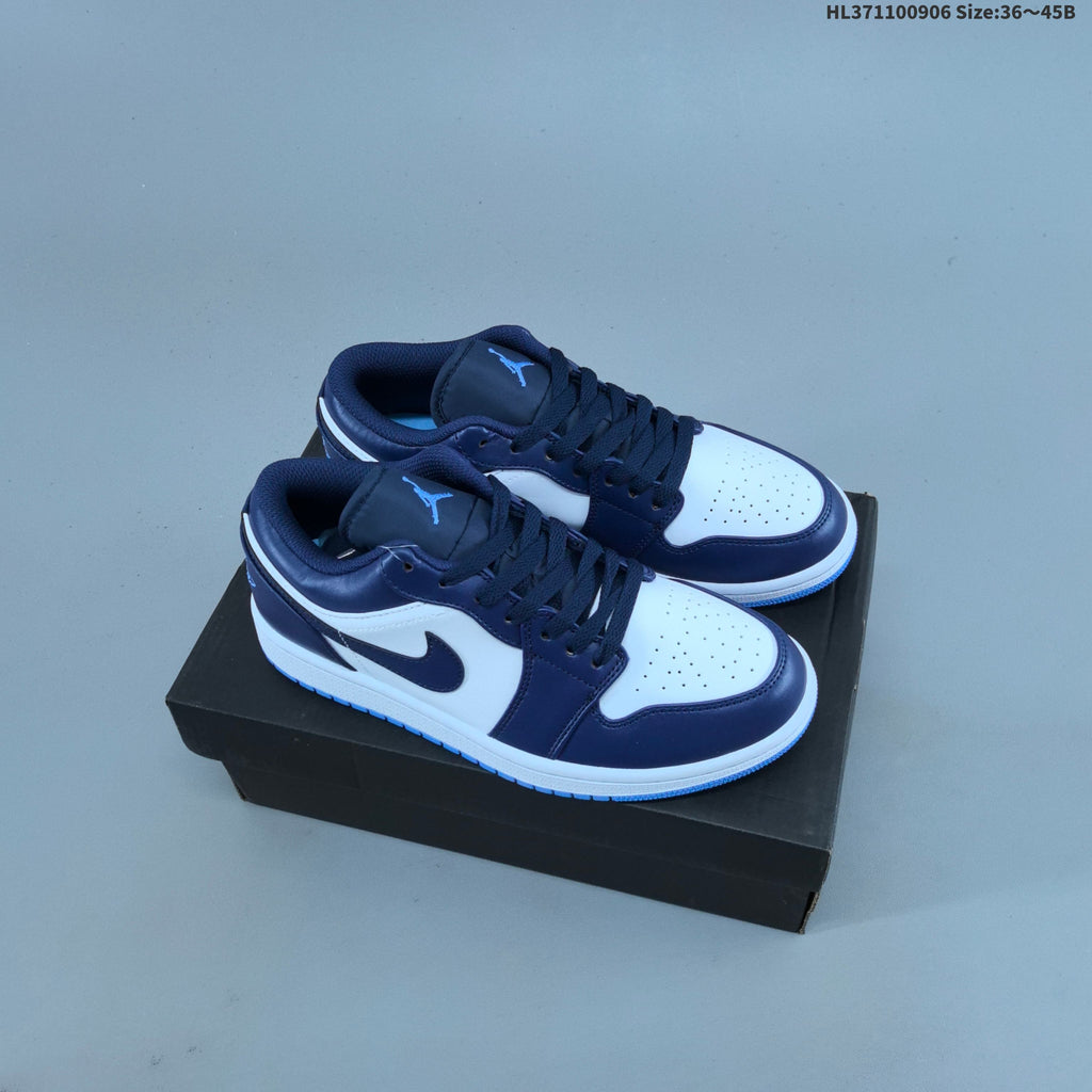 Sneakers, White Multi-Color, - Jordan 1 Low OG 553558-146 - product image from the listing.