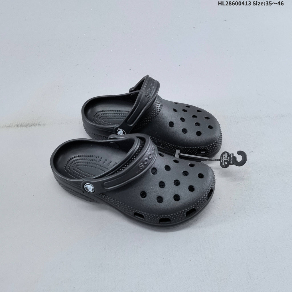 Crocs Classic Clog in Black or in Bone - product image from the listing.
