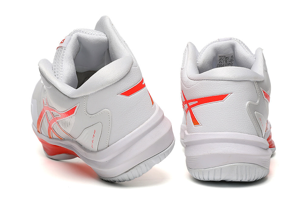 ASICS Sky Elite FF 3 Volleyball Shoes in White Orange - product image from the listing.