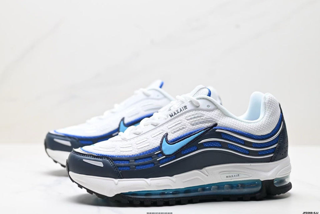 Nike Air Max 2021 Running Sneakers in White Blue - product image from the listing.