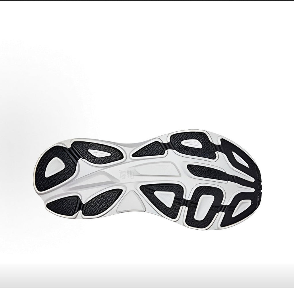Gray and Black HOKA Bondi 8 Running Shoes - product image from the listing.