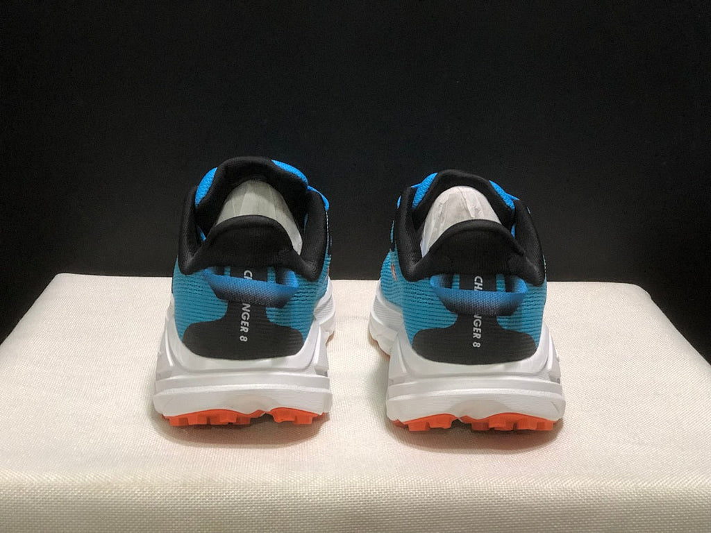 Blue HOKA Challenger 8 Trail Running Shoes - product image from the listing.