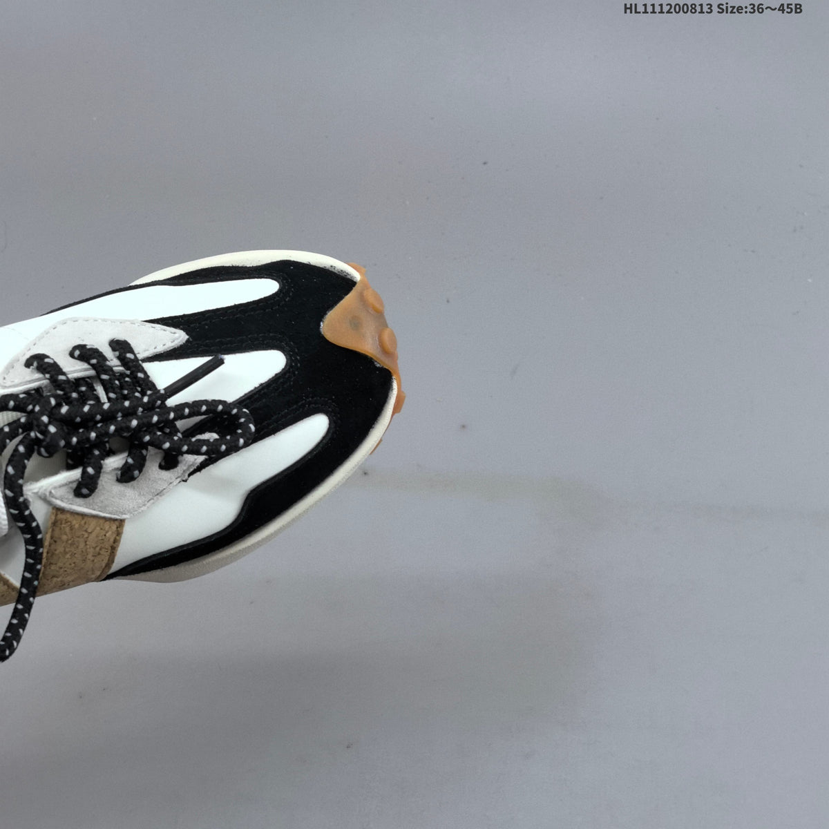 New Balance MS327KA1 Retro Lifestyle Sneakers, in White and Black - product image from the listing.