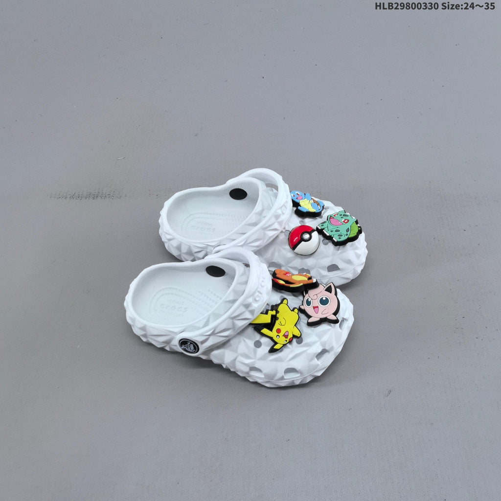 Crocs Classic Clog Kids' Footwear with Character Charms - product image from the listing.