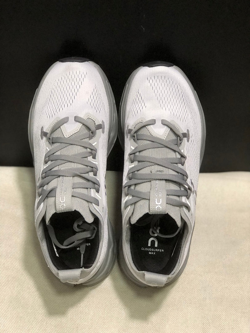 On Cloudsurfer Max Running Shoes, Alloy in Grey - product image from the listing.