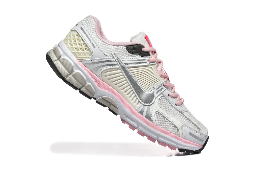 Nike Vomero 5 Sneakers in White Silver Pink - product image from the listing.