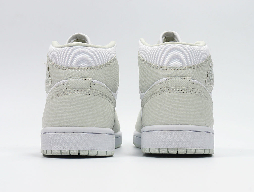Nike Air Jordan 1 Mid Sneakers in White Grey CV5280-103 - product image from the listing.