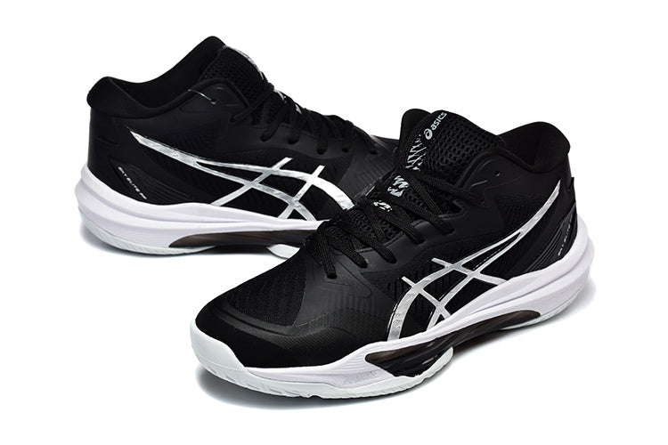ASICS Sky Elite FF MT 3 Black Silver Indoor Court Footwear - product image from the listing.