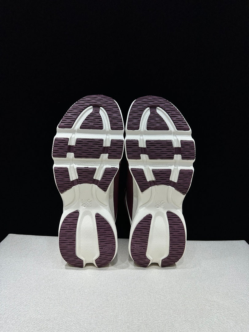 On x LOEWE Cloudventure 3.0 Sneakers, White and Wine in Red - product image from the listing.