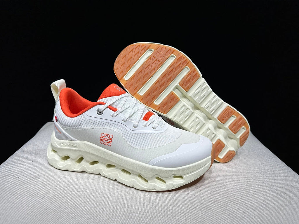 On x LOEWE Cloudtilt 2.0 Sneakers in White Orange - product image from the listing.
