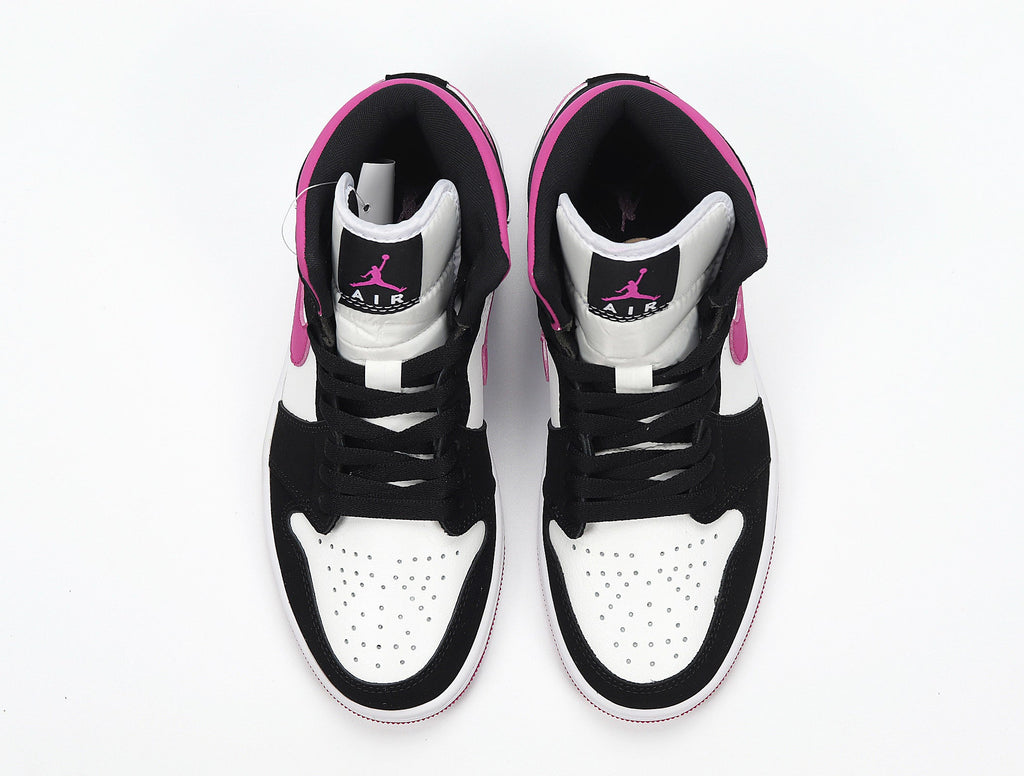 Air Jordan 1 High Black White Pink BQ6472-005 - product image from the listing.