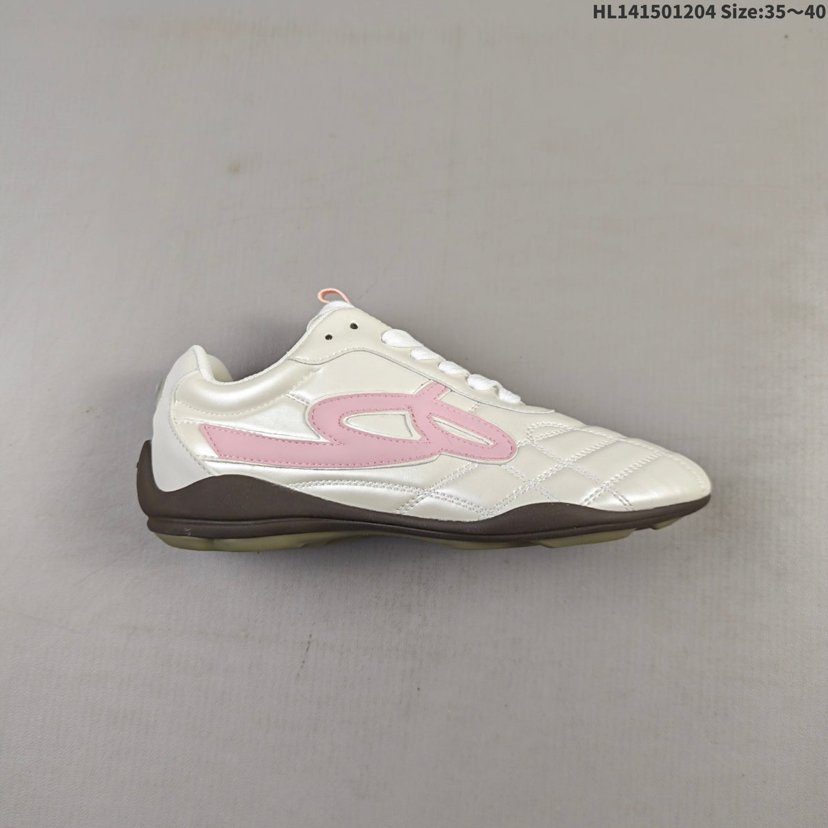 White and Pink Good Bai G25X291 Low-Top Sneakers - product image from the listing.